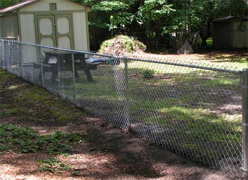 chain-link fence, Raleigh, NC
